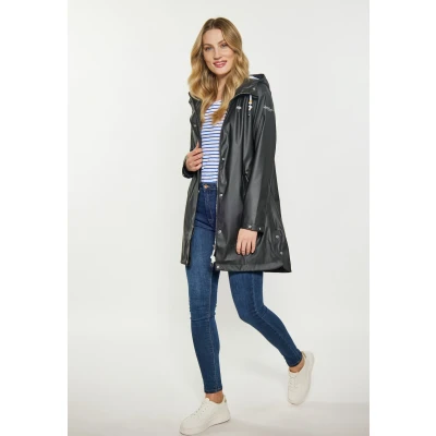 Afbeelding van DREIMASTER Dames Regenjas M / Zwart 100% Polyester