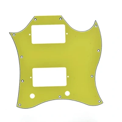 Afbeelding van Dopro Amerikaanse Standaard SG Gitaar Full Face Pickguard past USA Gibson Speciale Geel 3 Ply