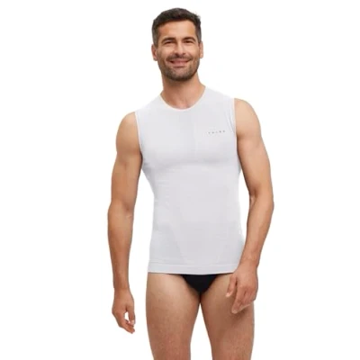 Afbeelding van FALKE Heren baselayer shirt Warm M S/L SH Functioneel materiaal sneldrogend 1 stuk, wit (White 2860) nieuw milieuvriendelijk, S