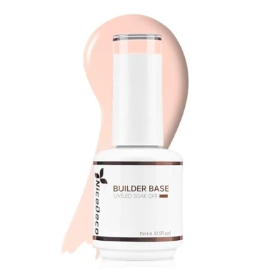 Afbeelding van Nicedeco 8 in 1 Builder Base Gel Semi permanente Nagellak Coat Uitbreiding Versterking Color Nail Art 15ML 010