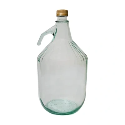 Afbeelding van DIAH DO IT AT HOME 5L Demijohn met Schroefdop Luchtsluis, Bung Fermentatie Fles Cider Carboy 1 Gallon, Wijn maken, Opslag