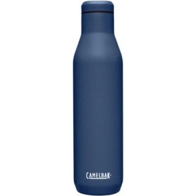 Afbeelding van CamelBak Wijnbeker 0.75L Thermosbeker Dubbelwandig Isolerend RVS Antislip Siliconen Bodem Roestvrijstaal Blauw