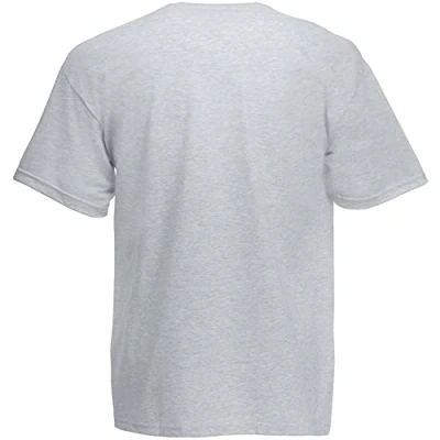 Afbeelding van Fruit of the Loom Origineel T shirt voor heren met korte mouwen en ronde hals (1 stuk), gemengd grijs, XL
