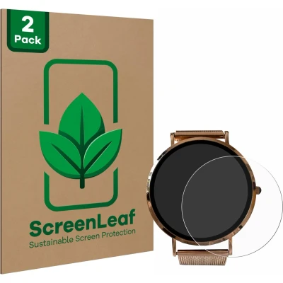 Afbeelding van ScreenLeaf Screenprotector voor Micento California Smartwatch Duurzame schermbescherming Folie Beschermfolie transparant (2 Stuks)