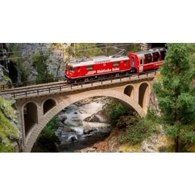 Afbeelding van NOCH 62832 N Stenen boogbrug 1 spoor (l x b h) 186 38 86 mm