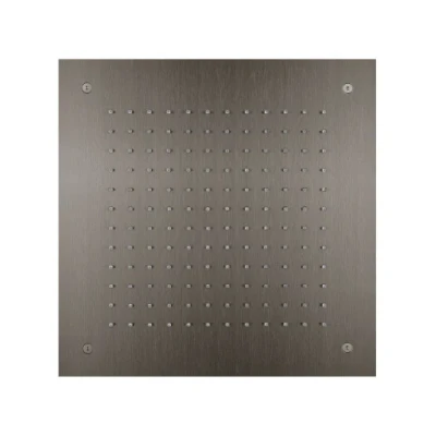 Afbeelding van SB Square 316 Regendouche inbouw 38x38cm PVD gun metal 1208955329