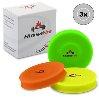 Afbeelding van Set van 3 mini frisbee De kleine vliegt meer dan 60 meter ver nieuwe trendsport alternatief voor gewone frisbeeschijf drijft in het water (kleurrijk)