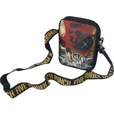 Afbeelding van Five Finger Death Punch Rocksax the way of fist Schoudertas zwart