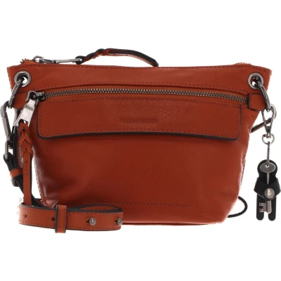 Afbeelding van FREDsBRUDER Leren Schoudertas Sunlight Collection Bag Dark Honey Bruine