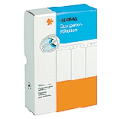 Afbeelding van Etiket HERMA 8220 88.9x35.7mm 2 baans wit 8000stuks