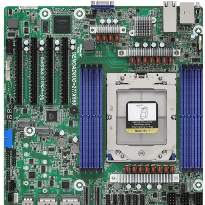 Afbeelding van ASRock Rack GENOAD8UD 2T/X550 Moederbord