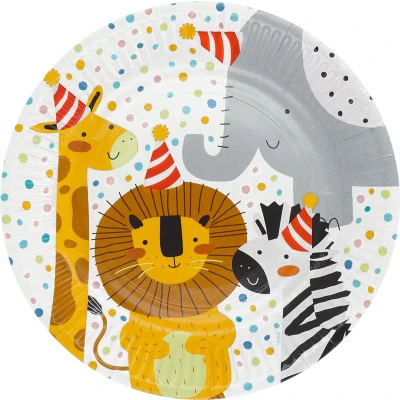 Afbeelding van Borden Safari Kids 23cm 8 stuks