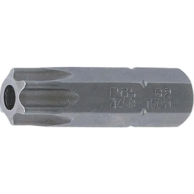 Afbeelding van BGS 4450 Bit lengte 30 mm 8 (5/16&quot;) buitenzeskant T profiel (voor Torx) met boring T50