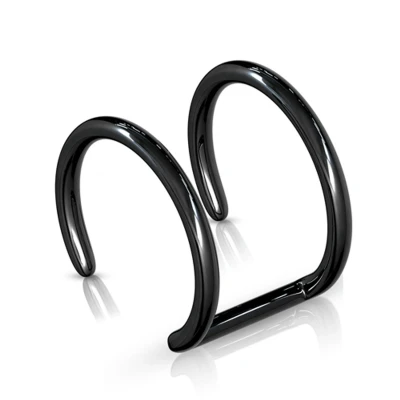 Afbeelding van Fake piercing zwart