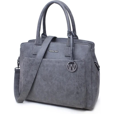 Afbeelding van Wimona Isabella 2060 Schoudertas / Laptoptas 15,4 inch Grijs