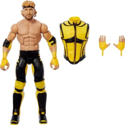 Afbeelding van Mattel WWE Elite Collection Top Picks Logan Paul verzamelfiguur met accessoireset, gevechtskostuum en verwisselbare handen, kinderspeelgoed vanaf 8 jaar, JCJ37