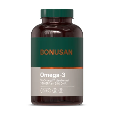 Afbeelding van Bonusan Omega 3 360mg EPA 240mg DHA Softgels