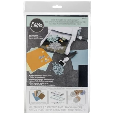 Afbeelding van Sizzix Precision Basisplaat 25,4x16,5x0,3cm Chroom