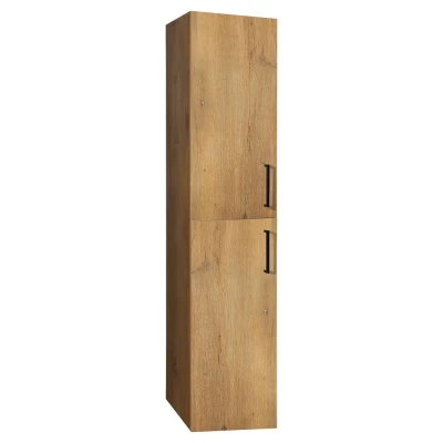 Afbeelding van Differnz Hilde hoge kolomkast 160x35x32cm eiken