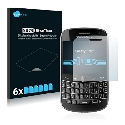 Afbeelding van Savvies (6 Stuks) Schermbeschermer voor RIM BlackBerry Bold Touch 9900 Screen Protector Ultra Transparant