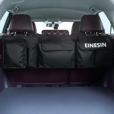 Afbeelding van Einesin Upgrade Car Trunk Organizer, Auto Opslag 3 Afneembare Opbergmodules met Ingebouwde Koeler voor Middelgrote of Grote SUV’s &amp; Campers, 110x33cm