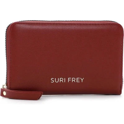 Afbeelding van SURI FREY Portemonnee Tiffany Zip Around Wallet Darkred Donkerrood