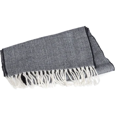 Afbeelding van K up Sjaal met franjes KP434 Navy / Natural