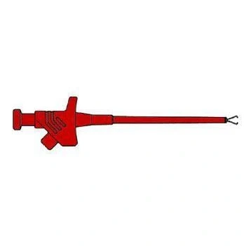 Afbeelding van FLEXIBELE KLEMTESTPEN / ROOD (KLEPS 30) Hirschmann