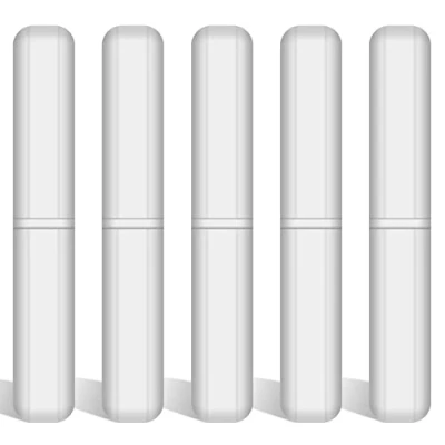 Afbeelding van sonylab Magnetische Roerstaaf, 5 Pack 60 mm PTFE Gecoate Roerstaaf Set Roerstaven Witte Roermixer voor Roerders Laboratorium Roerplaat staaf, PK