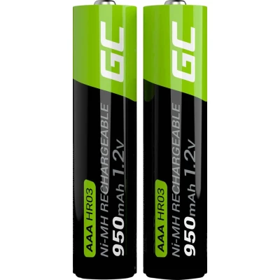 Afbeelding van Green Cell HR03 Oplaadbare AAA batterij (potlood) NiMH 950 mAh 1.2 V 2 stuk(s)