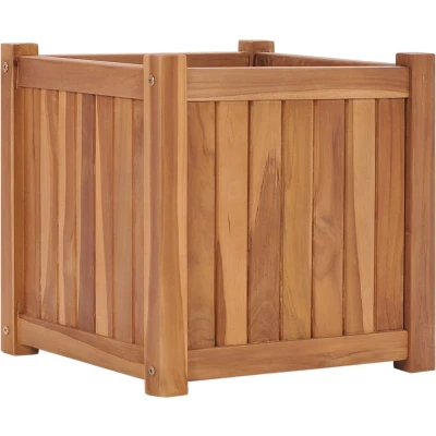 Afbeelding van Plantenbak verhoogd 40x40x40 cm massief teakhout