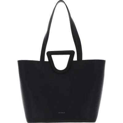 Afbeelding van COCCINELLE Leren Schoudertas Shopper Faboula Elephant Handbag Noir Zwart
