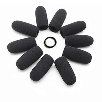 Afbeelding van Saidbuds Luchtvaart Microfoon Voorruiten Zachte Mic Foam Covers voor David Clark M 4/M 7 Lightspeed Astro Headsets