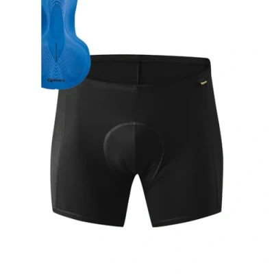 Afbeelding van Gonso Sitivo U M, heren fietsonderbroek, past onder alle fietsshorts, leggings met Blue zeem poron elementen, nauwsluitende pasvorm, zwart/blauw, maat XXL