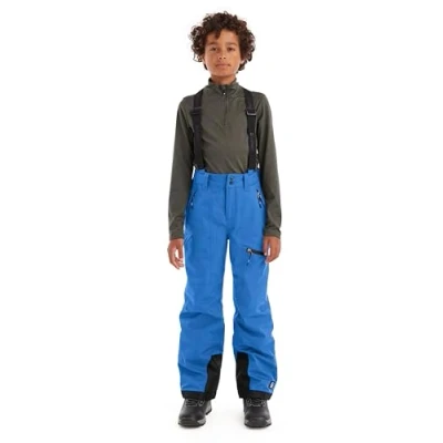 Afbeelding van killtec Jongens Skibroek met afritsbare slab en randbescherming Boys 242, neon blauw, 164, 43401 000