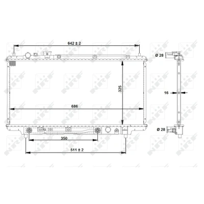 Afbeelding van NRF Radiateur 53519