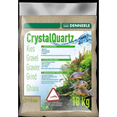 Afbeelding van Dennerle kristal kwarts grind natuurwit 1 2 mm 10 kg Bodemmateriaal