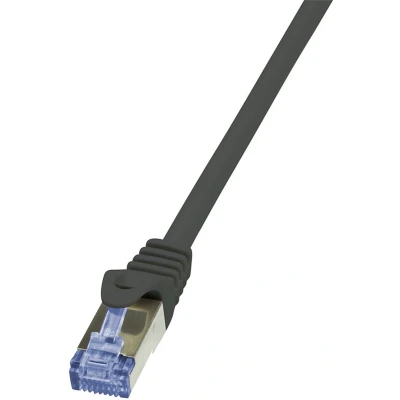 Afbeelding van LogiLink Cat6a S/FTP, 7.5m S/FTP (S STP) Zwart netwerkkabel