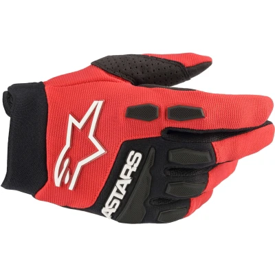 Afbeelding van Alpinestars 2024 Full Bore Jeugd Crosshandschoenen Rood / Zwart maat S