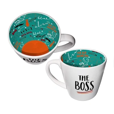 Afbeelding van Inside Out Mok met Gift Box The Boss