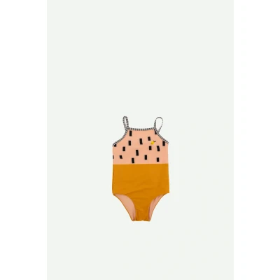 Afbeelding van Sticky Lemon zwempak sprinkles lemonade pink + panache gold (6 8 years)