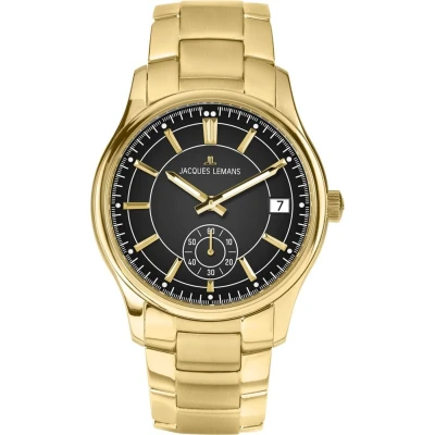 Afbeelding van Jacques Lemans 1 2197J Polshorloge Heren Kwarts Derby