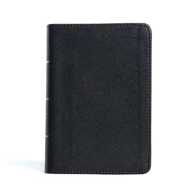 Afbeelding van CSB Large Print Compact Reference Bible, Black Leathertouch: Christian Standard Leathertouch, Bible