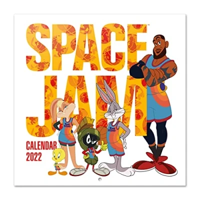 Afbeelding van Grupo Erik Wandkalender 2022 Space Jam Junior 30 X Cm Wit