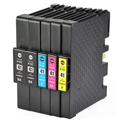 Afbeelding van Bergsan 5 inktpatronen compatibel met Ricoh Aficio GC 41 XL voor SG2100N SG3100SNW SGK3100DN SG3110DN SG3110DNW SG3110SFNW SG3120BSFNW SG3120BSF SG7100DN