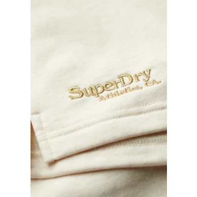 Afbeelding van Superdry Essential LOGO Trainingsbroek, Dames, Maat: 42, Light oat marl