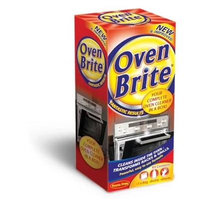 Afbeelding van 2X Oven Brite 500ML Flessenzak &amp; Handschoenen Inbegrepen Complete Cleaner