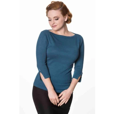 Afbeelding van Dancing Days ADDICTED Longsleeve top L Blauw