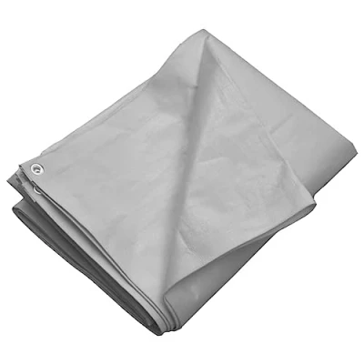 Afbeelding van vidaXL Dekzeil 260 g/m² 3x3 m HDPE grijs