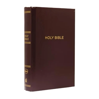Afbeelding van NKJV, Pew Bible, Large Print, Hardcover, Burgundy, Red Letter, Comfort Print: Holy New King James Version